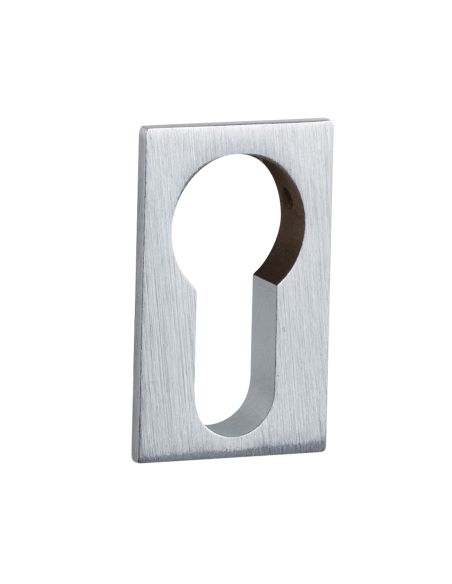 Bocchetta foro yale rettangolare Minimal Line Q22 Reguitti Inox