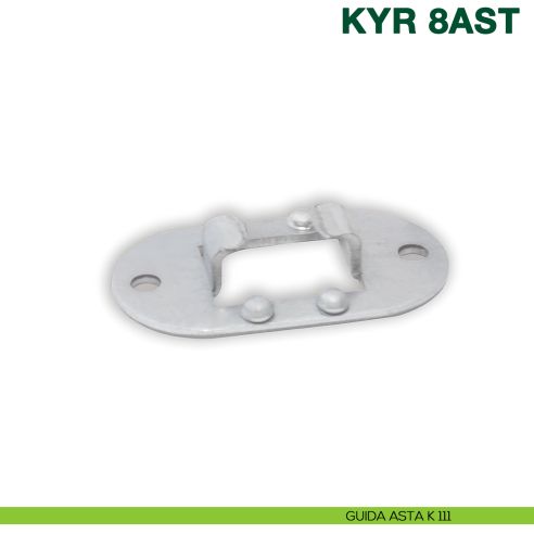 Asta per serratura cassettiera multipla KYR Securital 1000 mm acciaio zincato KYR 8AST - guida asta K 111