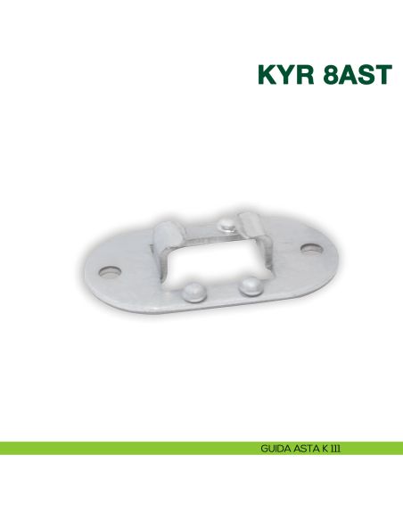 Asta per serratura cassettiera multipla KYR Securital 1000 mm acciaio zincato KYR 8AST - guida asta K 111