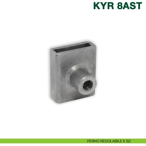 Asta per serratura cassettiera multipla KYR Securital 1000 mm acciaio zincato KYR 8AST - perno regolabile K 112