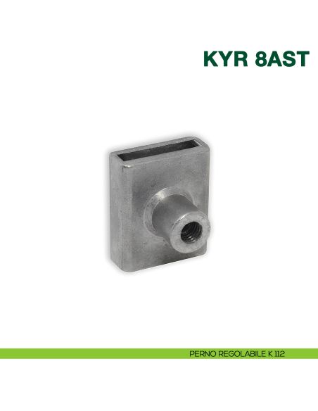 Asta per serratura cassettiera multipla KYR Securital 1000 mm acciaio zincato KYR 8AST - perno regolabile K 112