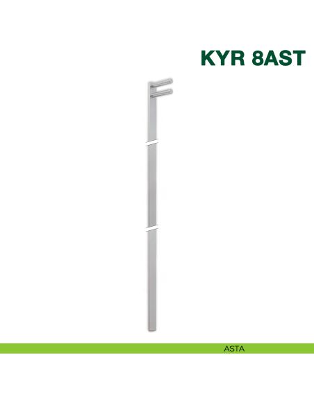 Asta per serratura cassettiera multipla KYR Securital 1000 mm acciaio zincato KYR 8AST - asta