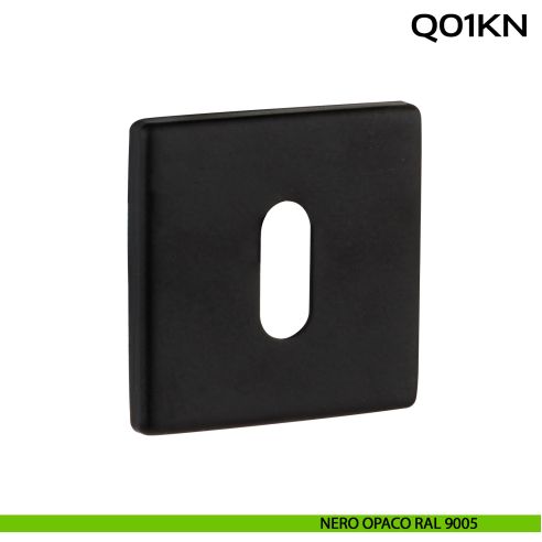 Bocchetta foro chiave quadrata Q01 Reguitti Inox nero