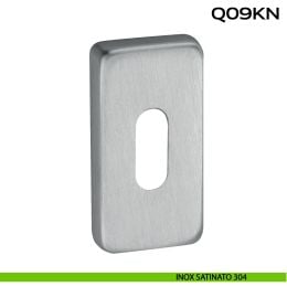 Bocchetta foro chiave rettangolare Q09 Reguitti Inox 2