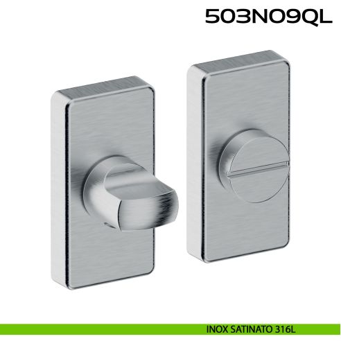 Nottolino WC rettangolare in Acciaio 503NO9QL Reguitti Inox acciaio inox 316