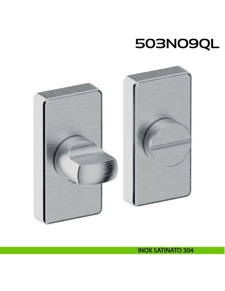 Nottolino WC rettangolare in Acciaio 503NO9QL Reguitti Inox acciaio inox