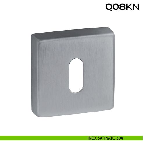 Bocchetta foro chiave quadrata Q08 Reguitti Inox acciaio