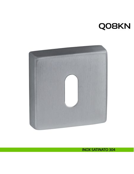 Bocchetta foro chiave quadrata Q08 Reguitti Inox acciaio