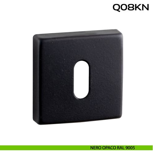 Bocchetta foro chiave quadrata Q08 Reguitti Inox nero