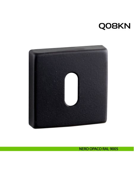 Bocchetta foro chiave quadrata Q08 Reguitti Inox nero