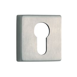 Bocchetta foro yale quadrata Q08 Reguitti Inox