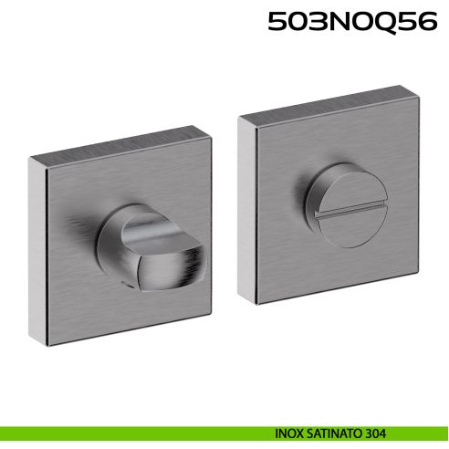 Nottolino WC quadrato in Acciaio 503NOQ56 Reguitti Inox acciaio inox