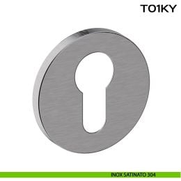 Bocchetta foro yale tonda T01 Reguitti Inox 2