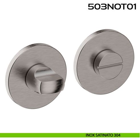 Nottolino WC tondo in acciaio 503NOT01 Reguitti Inox acciaio
