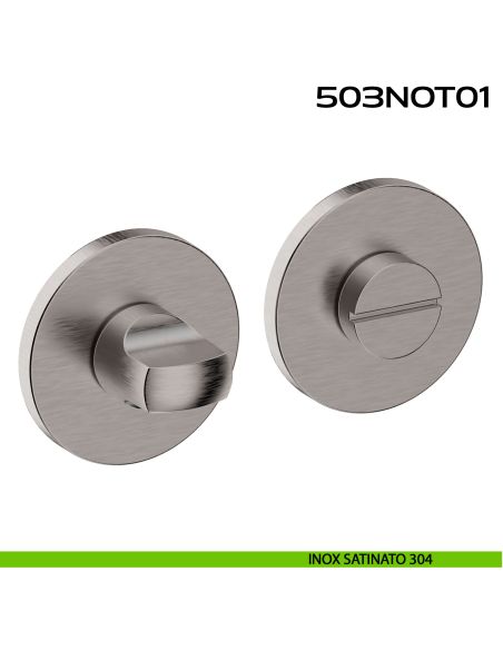 Nottolino WC tondo in acciaio 503NOT01 Reguitti Inox acciaio