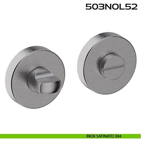 Nottolino WC tondo in acciaio 503NOL52 Reguitti Inox acciaio
