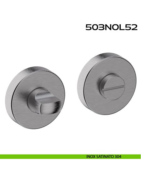 Nottolino WC tondo in acciaio 503NOL52 Reguitti Inox acciaio