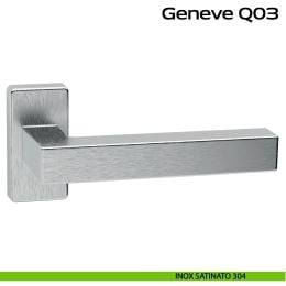 Maniglia in acciaio per porta Geneve Rectangular Q03 Reguitti Inox 2