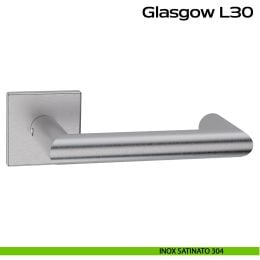 Maniglia in acciaio per porta Glasgow L30 Reguitti Inox 2