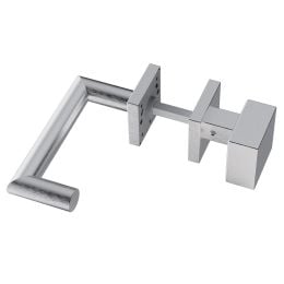 Maniglia in acciaio Glasgow L30  e pomolo fisso 2Q1 Reguitti Inox