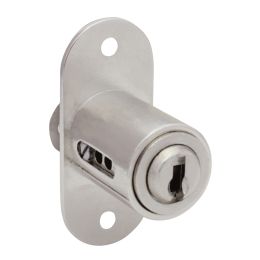 Serratura a pulsante per ante scorrevoli con cilindro KYR Securital diametro 16,5 mm lunghezza 21 mm KYR 25