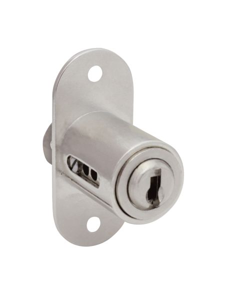Serratura a pulsante per ante scorrevoli con cilindro KYR Securital diametro 16,5 mm lunghezza 21 mm KYR 25