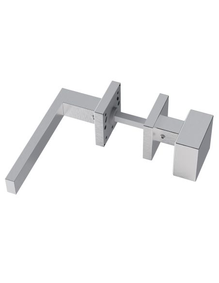 Maniglia in acciaio Kyoto Q18 e pomolo fisso 2Q1 Reguitti Inox