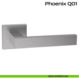 Maniglia in acciaio per porta Phoenix Q01 Reguitti Inox 2