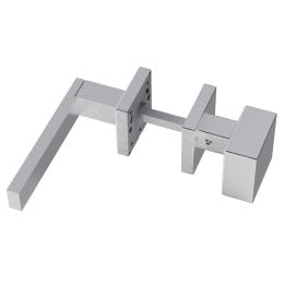 Maniglia in acciaio Phoenix Q01 e pomolo fisso 2Q1 Reguitti Inox