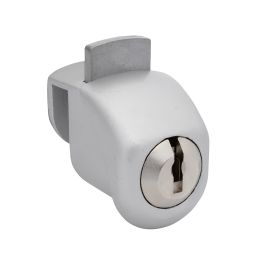 Serratura per anta singola in vetro da applicare senza foro con cilindro KYR Securital KYR 28