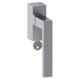 Maniglia in acciaio per finestra DK con chiave Phoenix Q01 Reguitti Inox