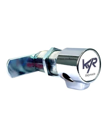 Serratura lucchettabile per armadietti Kyr Securital cilindro diametro 19 mm lunghezza 30 mm KYR 22 - versione destra