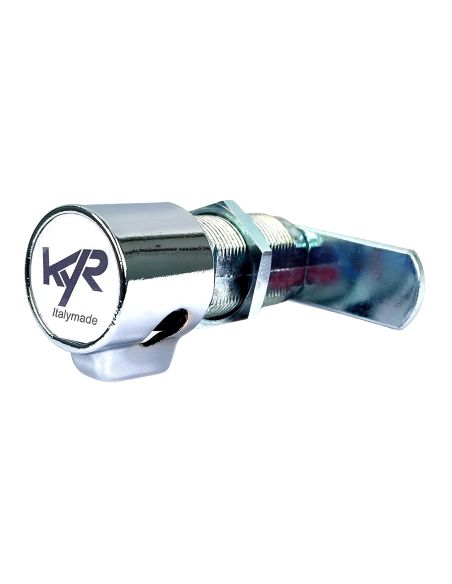 Serratura lucchettabile per armadietti Kyr Securital cilindro diametro 19 mm lunghezza 30 mm KYR 22 - versione sinistra