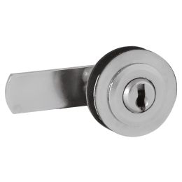 Serratura universale per ante in vetro con cilindro a levetta KYR Securital diametro 15 mm lunghezza 16 mm KYR 15 GLASS