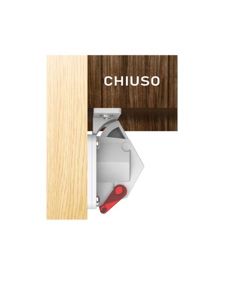 Serratura magnetica invisibile Kinder-Lok KYR Securital per antine e cassetti R 201