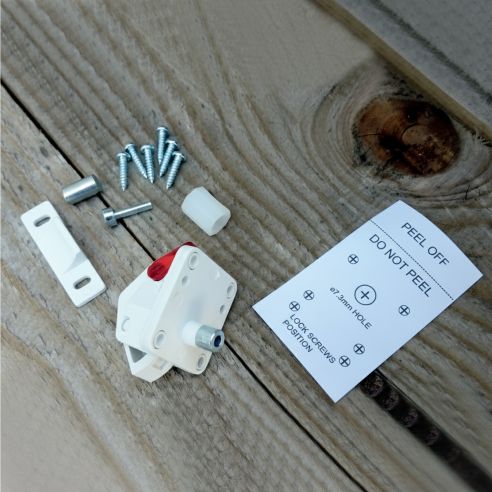 Serratura magnetica invisibile Kinder-Lok KYR Securital per antine e cassetti R 201