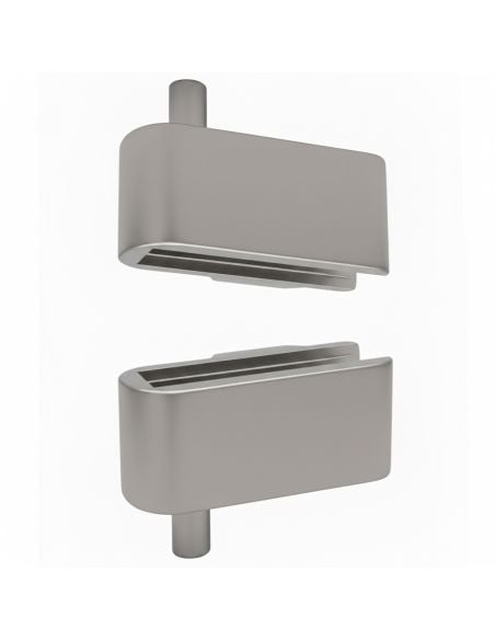 Cerniera per anta in vetro da applicare senza foro KYR Securital AN 277