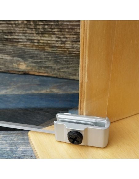 Cerniera per anta in vetro da applicare senza foro KYR Securital AN 277