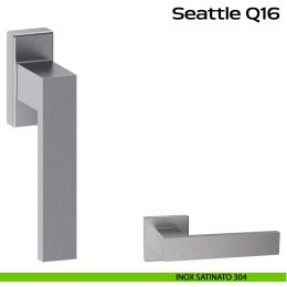 Maniglia in acciaio per finestra DK Seattle Q16 Reguitti Inox 2