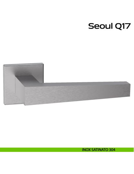Maniglia in acciaio per porta Seoul Q17 Reguitti Inox - acciaio inox