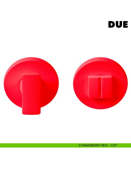 Nottolino per porte Due Colombo Design Mood Collection strawberry red