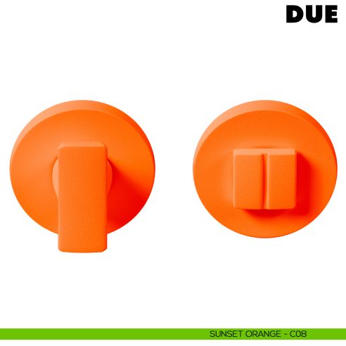 Nottolino per porte Due Colombo Design Mood Collection sunset orange