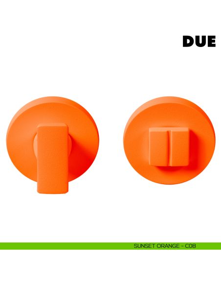 Nottolino per porte Due Colombo Design Mood Collection sunset orange