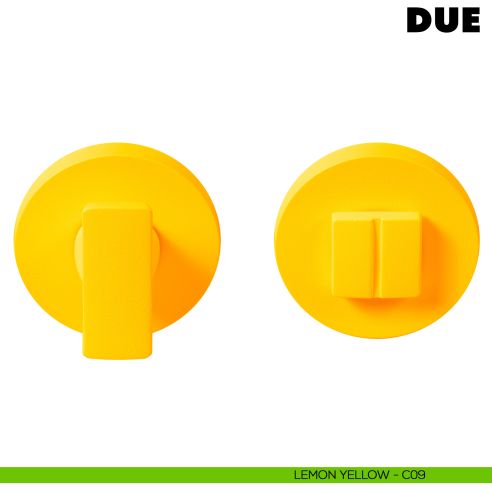 Nottolino per porte Due Colombo Design Mood Collection lemon yellow