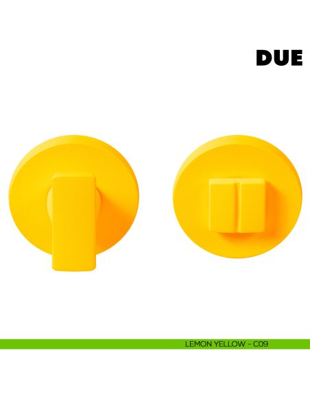 Nottolino per porte Due Colombo Design Mood Collection lemon yellow