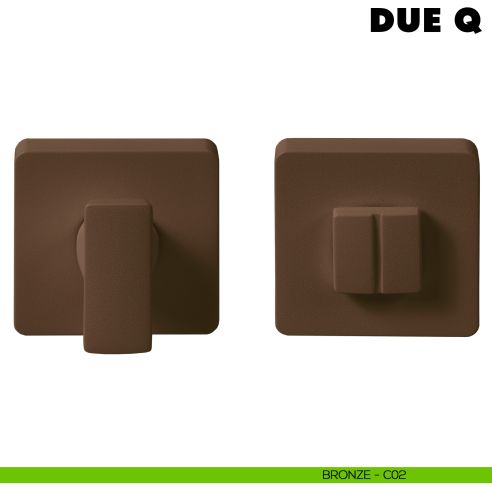 Nottolino per porte Due Q Colombo Design Mood Collection bronze
