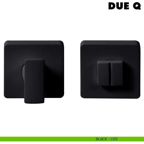 Nottolino per porte Due Q Colombo Design Mood Collection black