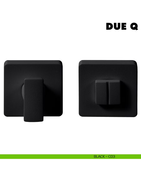 Nottolino per porte Due Q Colombo Design Mood Collection black