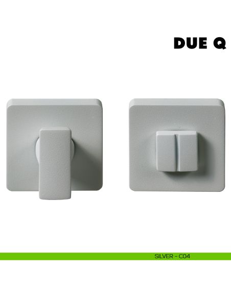 Nottolino per porte Due Q Colombo Design Mood Collection silver