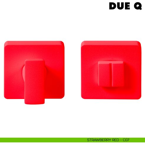 Nottolino per porte Due Q Colombo Design Mood Collection strawberry red